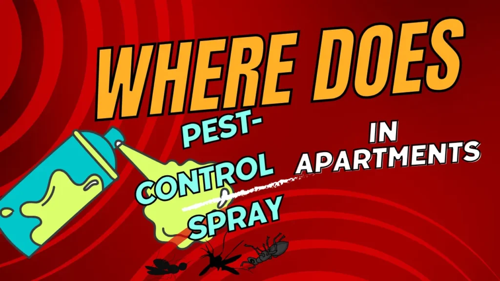 Where Does Pest Control Spray in Apartments