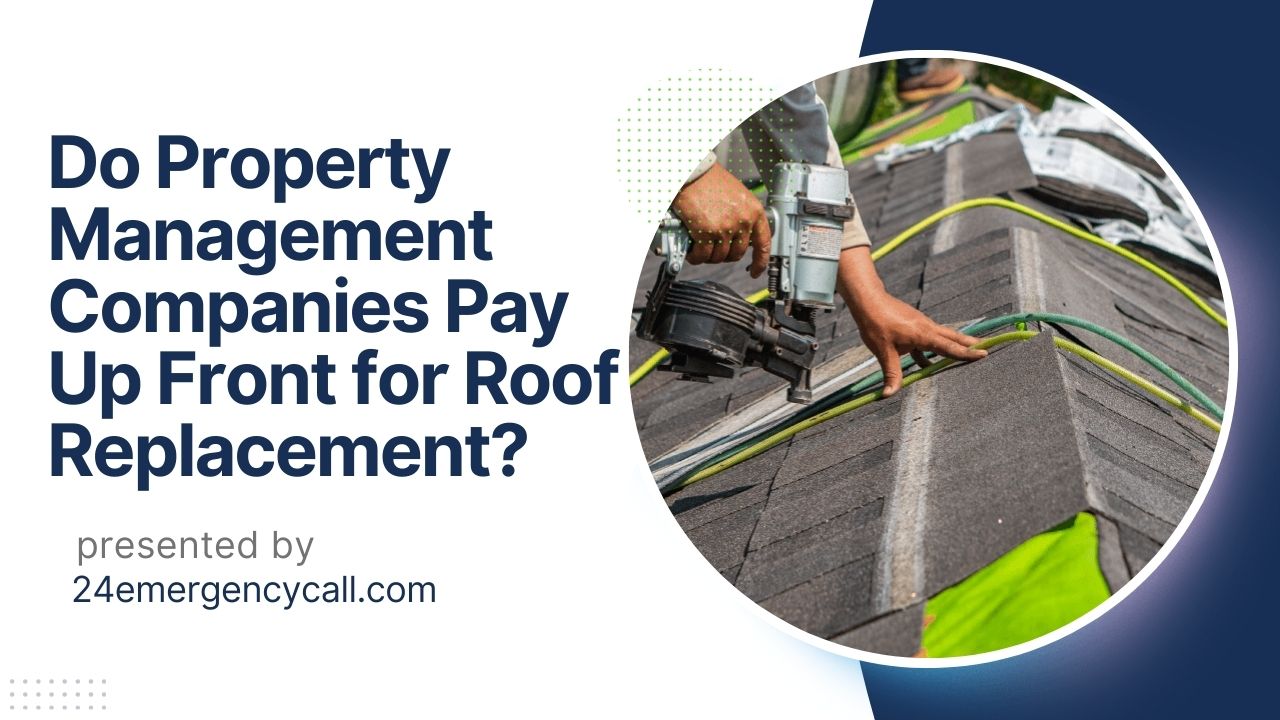 Do Property Management Companies Pay Up Front for Roof Replacement